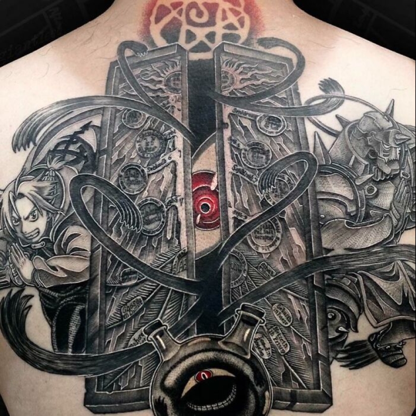 12 Anime Tattoos So Cool They Go Beyond Plus Ultra