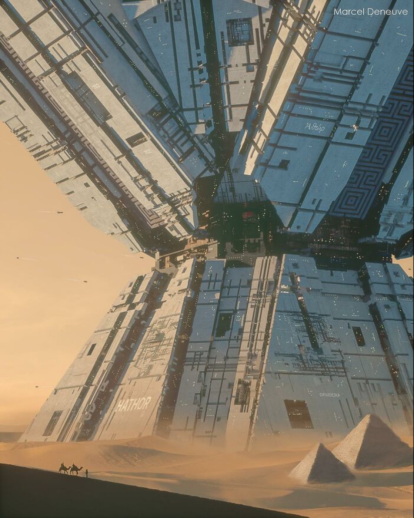 12 Artworks Of How People Imagine The Future, As Shared In This Online Community