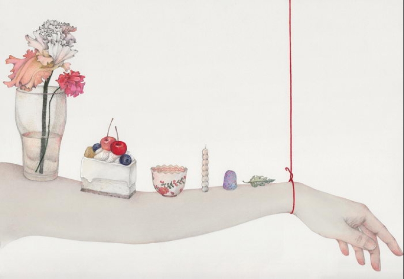 12 gentle illustrations by Vicki Ling