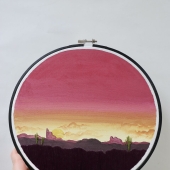 12 Mi sueño de convertirme en un artista a tiempo completo se hizo realidad, y aquí están mis obras de arte bordadas que creé