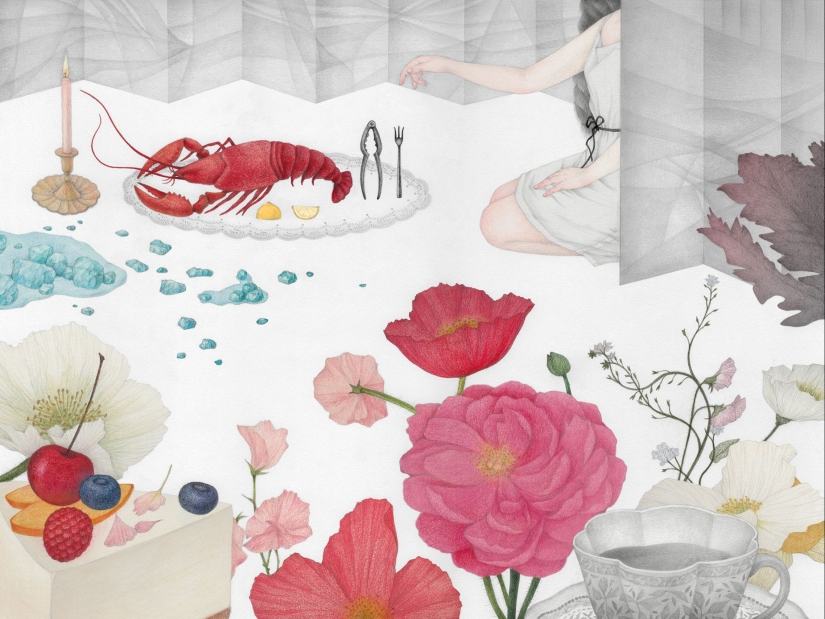 12 suaves ilustraciones de Vicki Ling 12 suaves ilustraciones de Vicki Ling