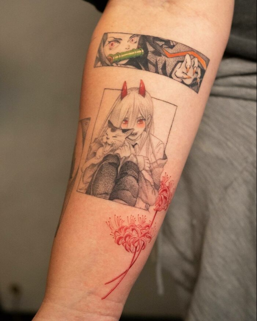 12 tatuajes de anime tan geniales que van más allá Plus Ultra