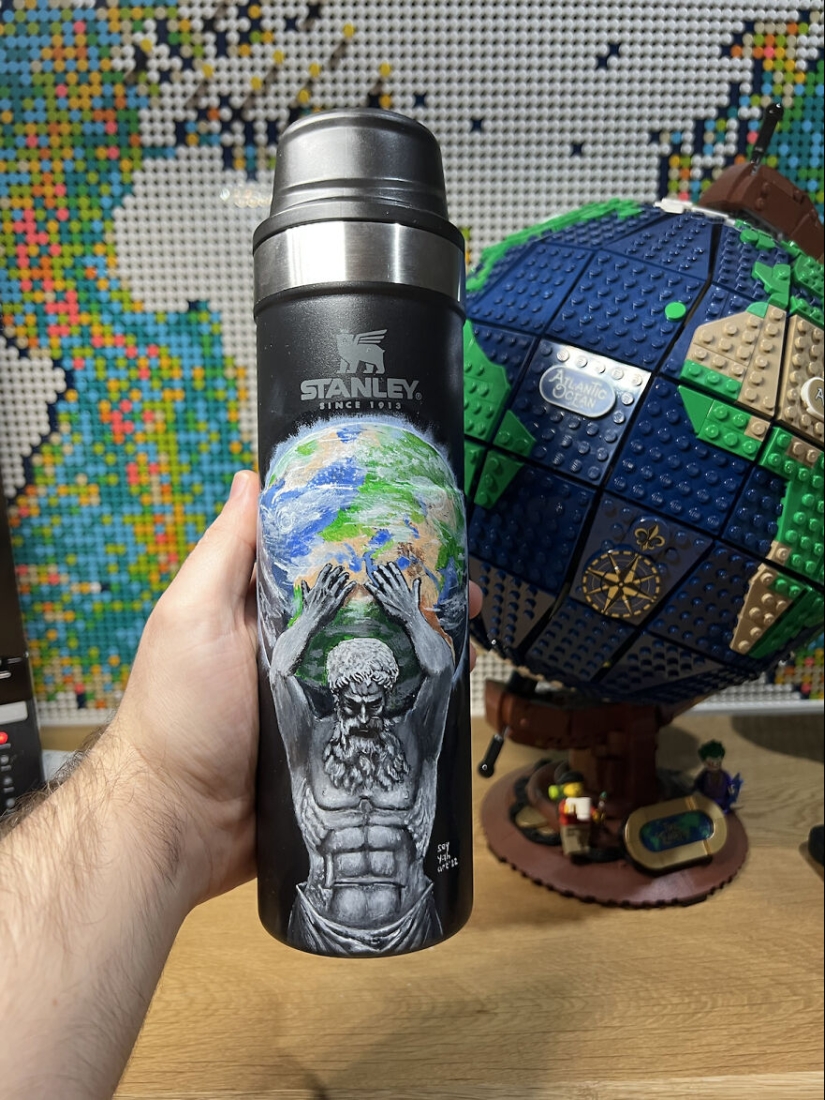 13 dibujos realistas que creé en termos 'Stanley'