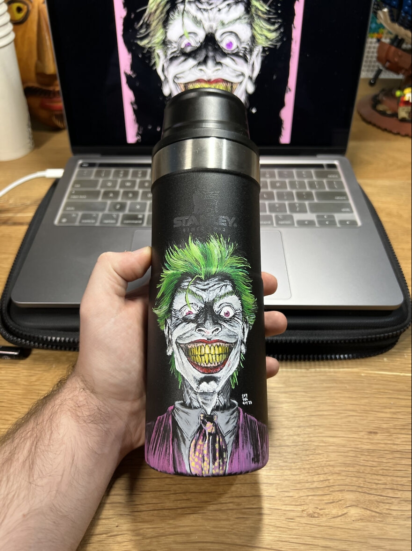 13 dibujos realistas que creé en termos 'Stanley'