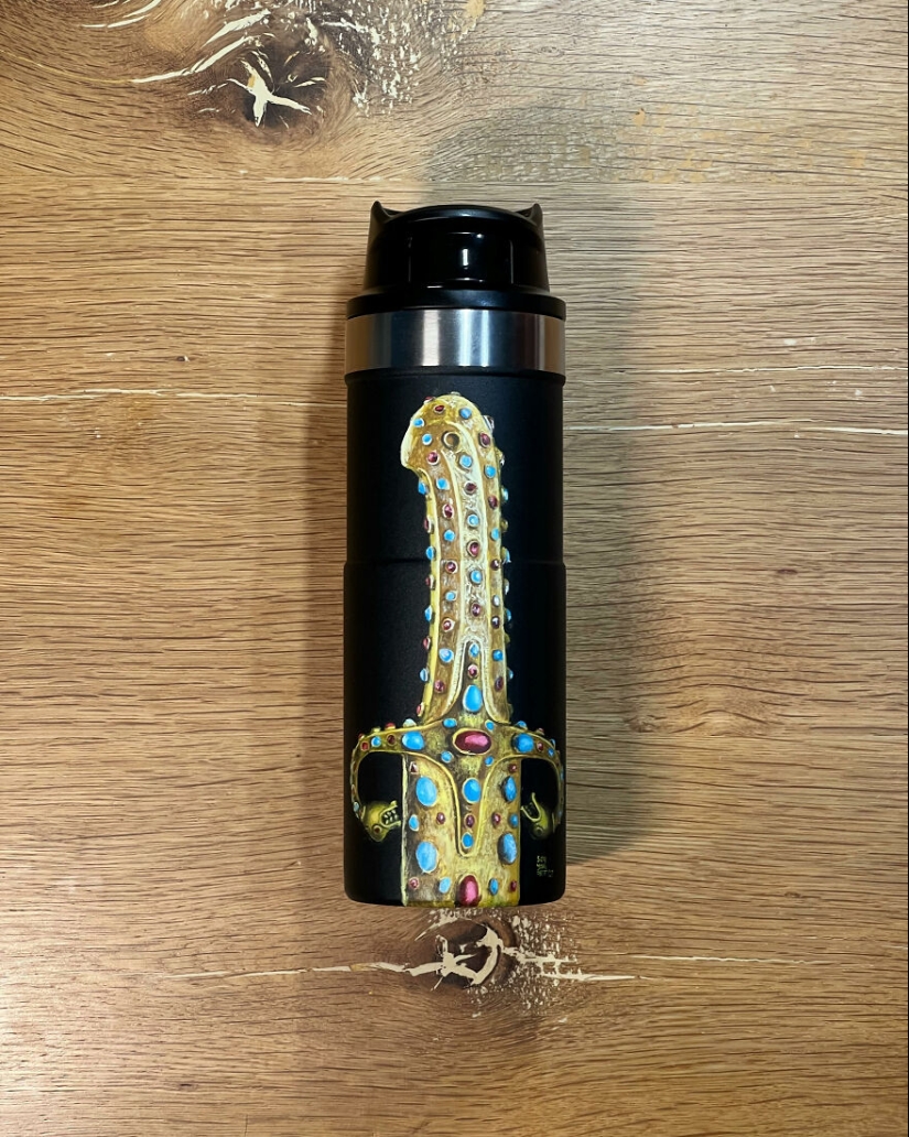 13 dibujos realistas que creé en termos 'Stanley'