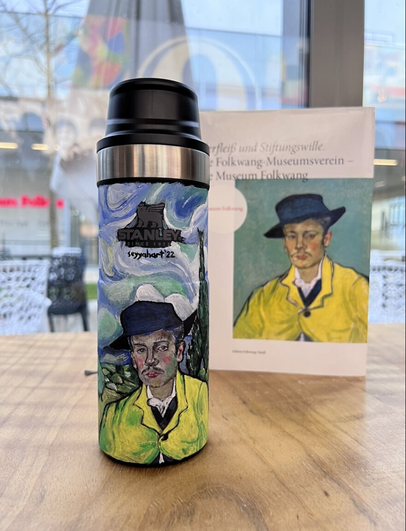 13 Realistic Drawings I Created On ‘Stanley’ Thermoses