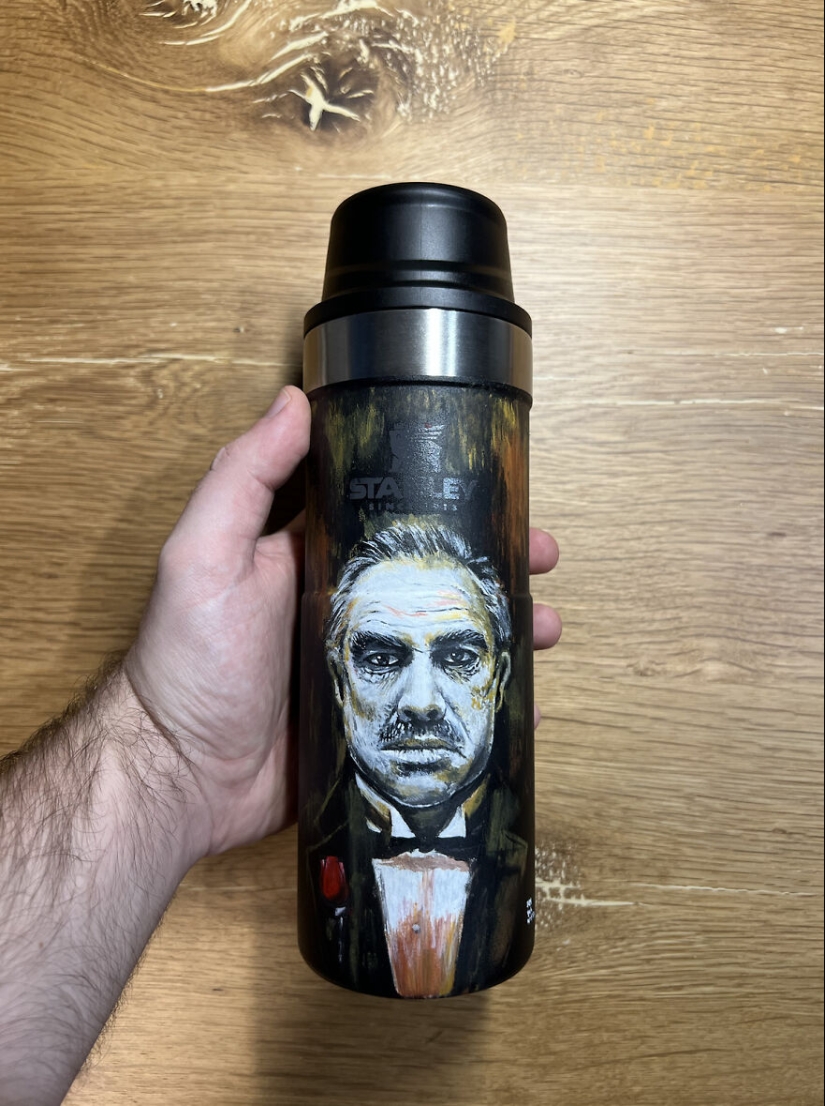 13 Realistic Drawings I Created On ‘Stanley’ Thermoses