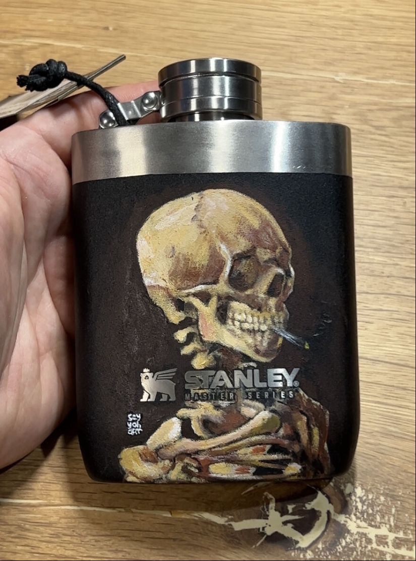 13 Realistic Drawings I Created On ‘Stanley’ Thermoses