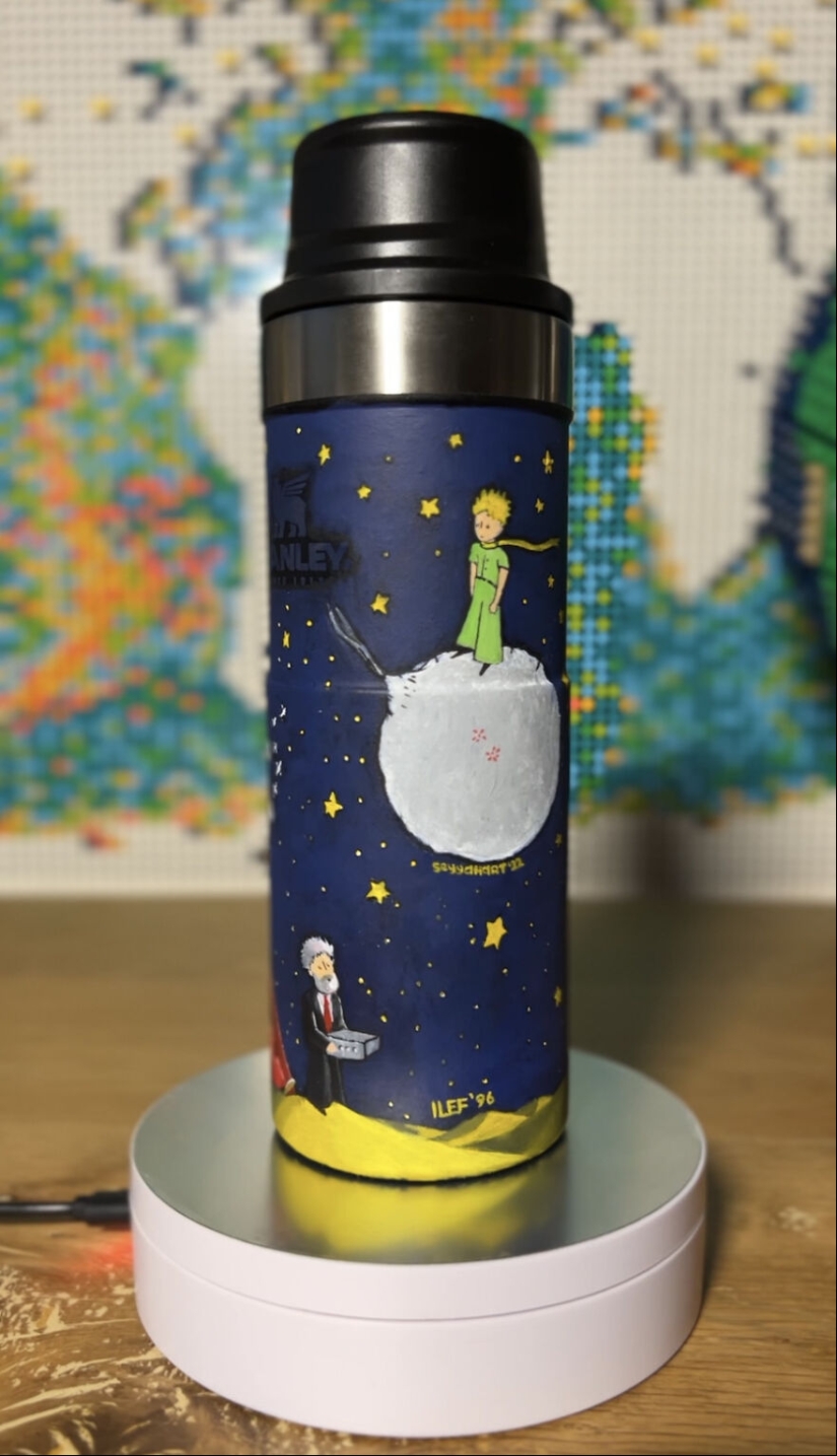 13 Realistic Drawings I Created On ‘Stanley’ Thermoses