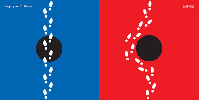 14 divertidas ilustraciones que muestran las diferencias culturales entre Oriente y Occidente hechas por este artista