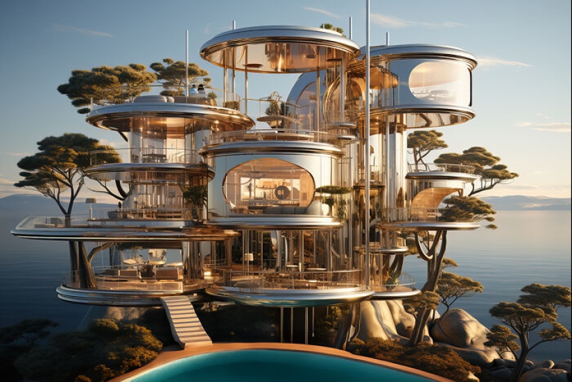 14 Homes That I Designed Inspired By The Characteristics Of Musical Instruments With The Help Of AI