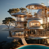 14 Homes That I Designed Inspired By The Characteristics Of Musical Instruments With The Help Of AI