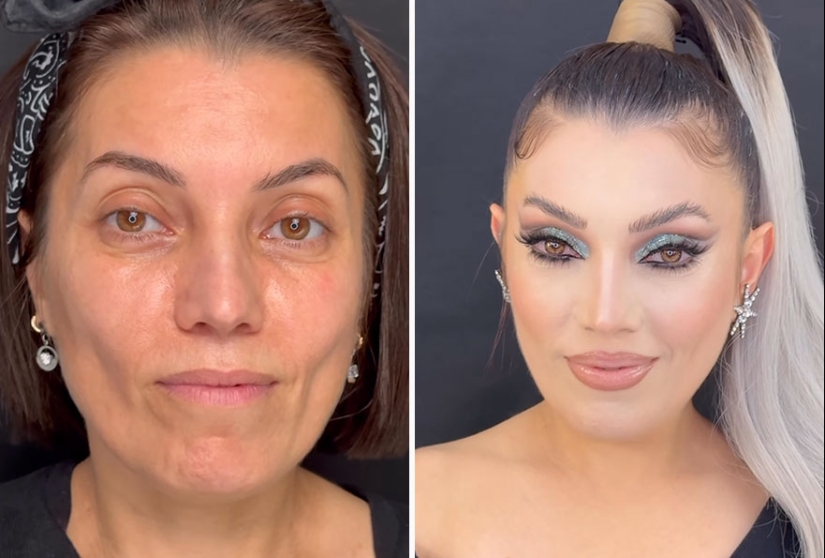 15 Before & After Pics Showcasing The Magic Of Makeup Done By This Artist From Azerbaijan