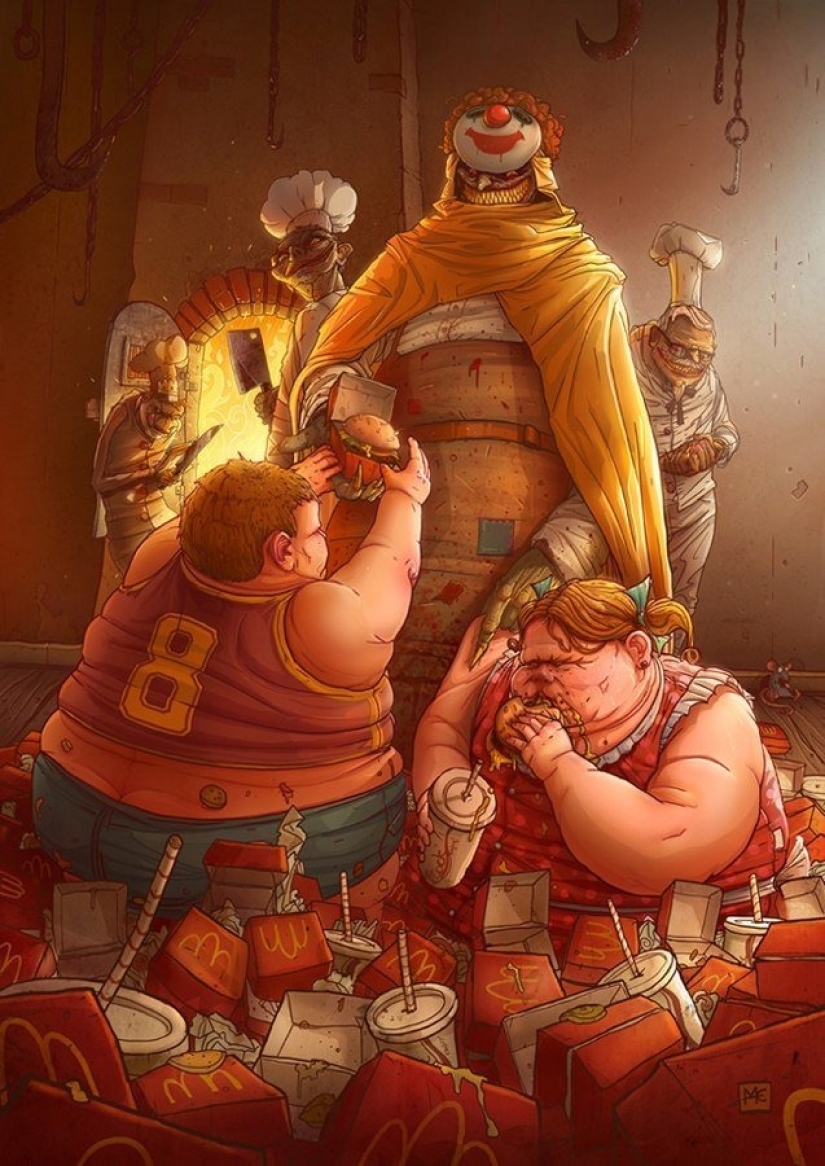 15 mordaces ilustraciones de un artista polaco que describen nuestra vida sin adornos 15 mordaces ilustraciones de un artista polaco que describen nuestra vida sin adornos