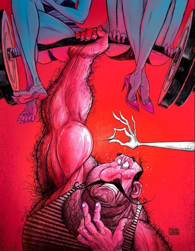 15 mordaces ilustraciones de un artista polaco que describen nuestra vida sin adornos 15 mordaces ilustraciones de un artista polaco que describen nuestra vida sin adornos