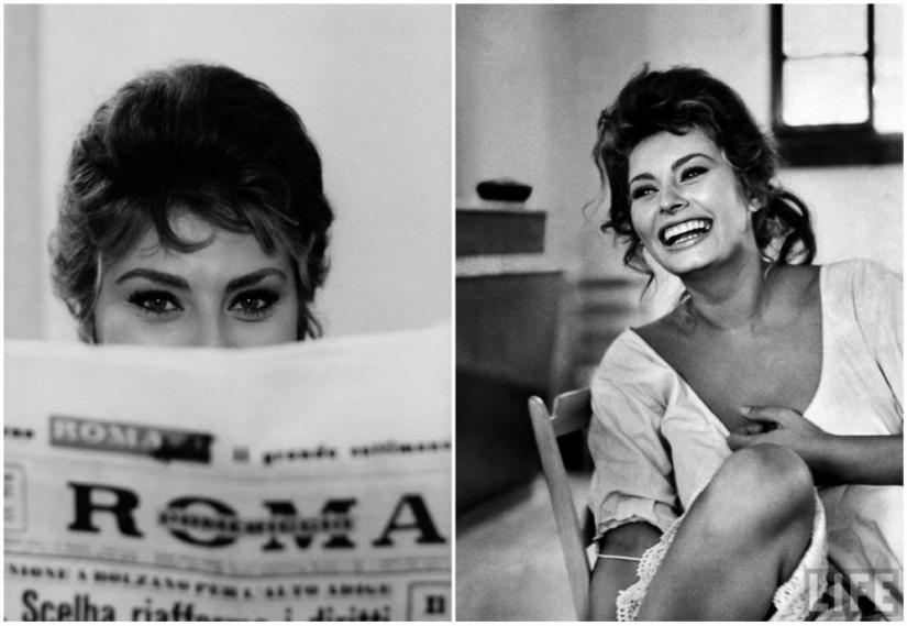 15 photos of Sophia Loren, not intended for publication 15 photos of Sophia Loren, not intended for publication