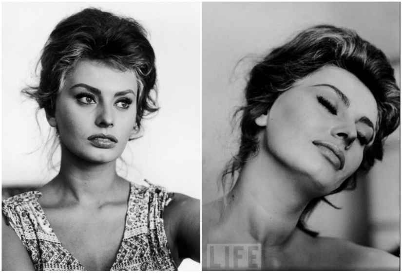 15 photos of Sophia Loren, not intended for publication 15 photos of Sophia Loren, not intended for publication