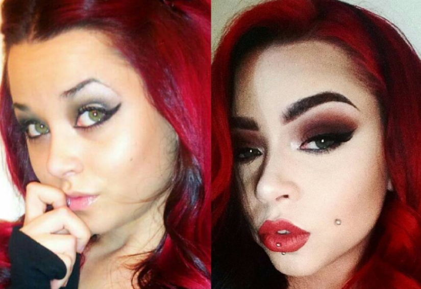 16 happy transformations of girls who finally learned how to make up