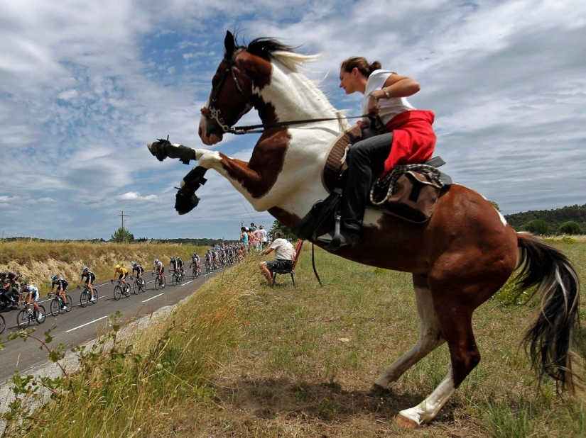 17 inexplicable photos of Tour de France fans. You must see these peppers!