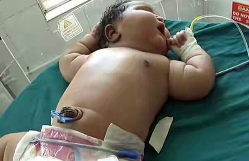 19-year-old mother gave birth to the heaviest girl weighing 6.8 kg 19-year-old mother gave birth to the heaviest girl weighing 6.8 kg