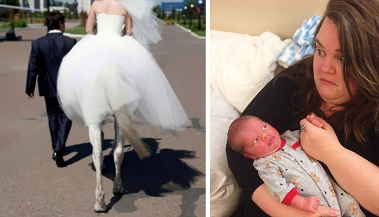 20 controversial family photos, from which I want to laugh, cry and to look at the same