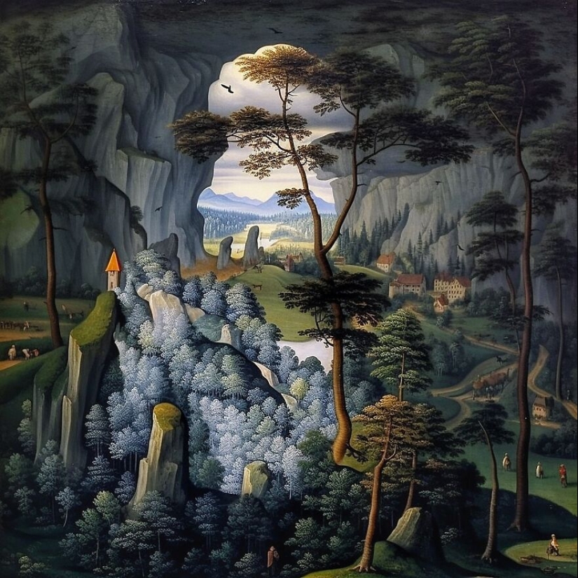 20 Hidden Portraits In Midjourney Landscapes 20 Hidden Portraits In Midjourney Landscapes