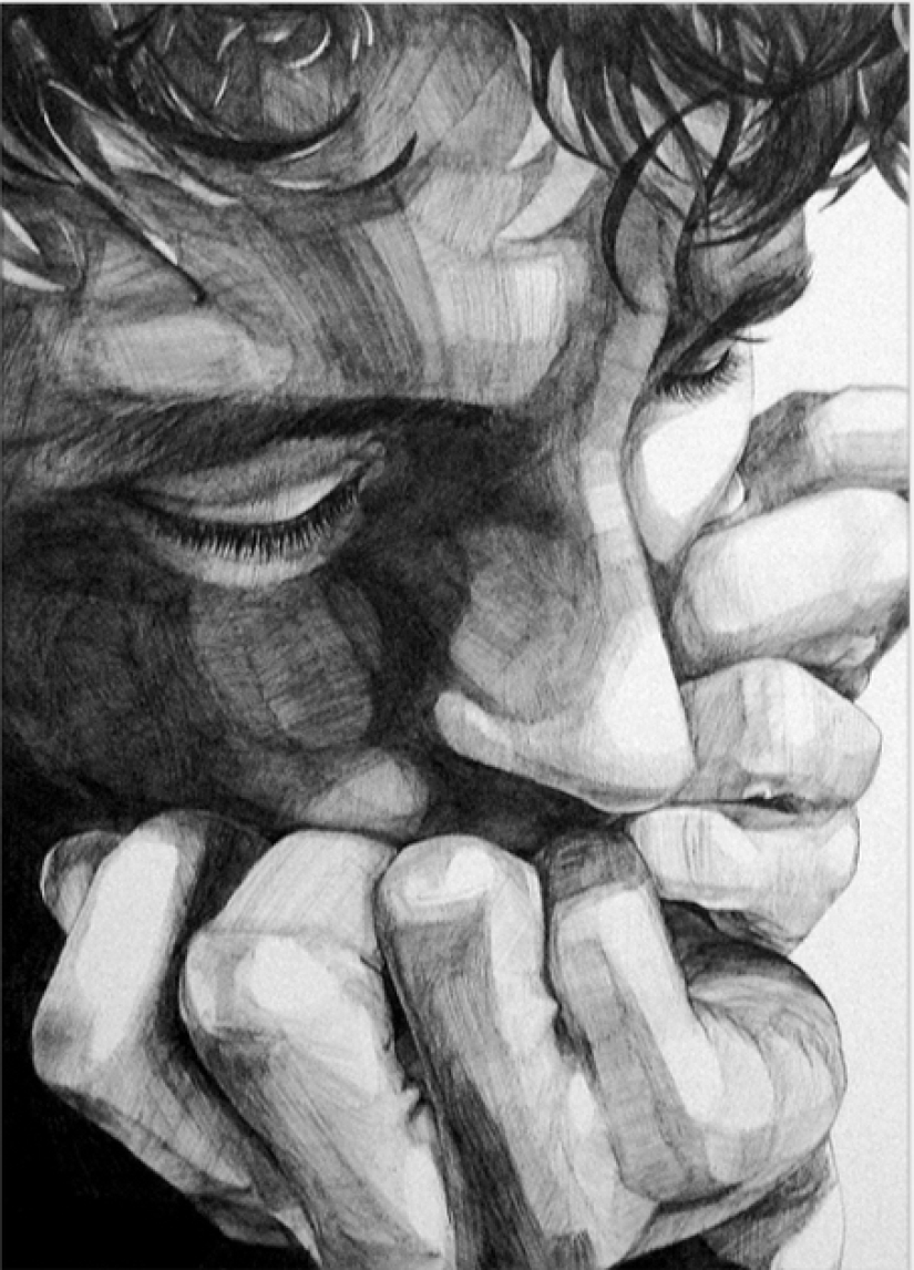 20 incredible paintings written with an ordinary ballpoint pen