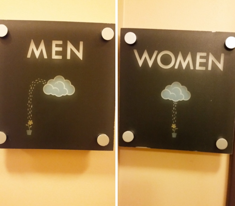 20 Of The Most Creative Bathroom Signs Ever