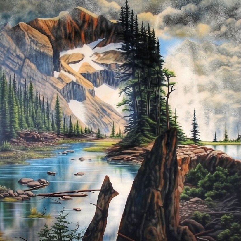 20 retratos ocultos en paisajes a mitad de viaje 20 retratos ocultos en paisajes a mitad de viaje