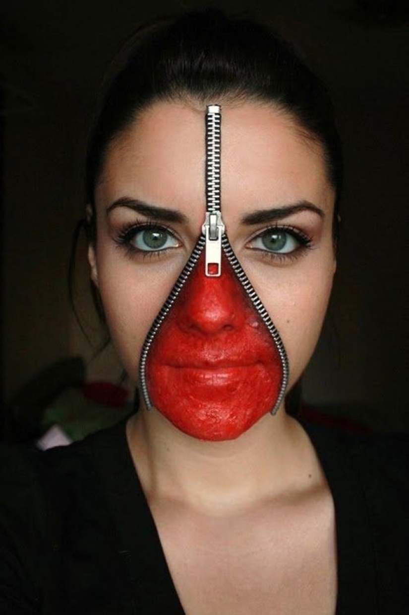22 Crazy Halloween Makeup Ideas