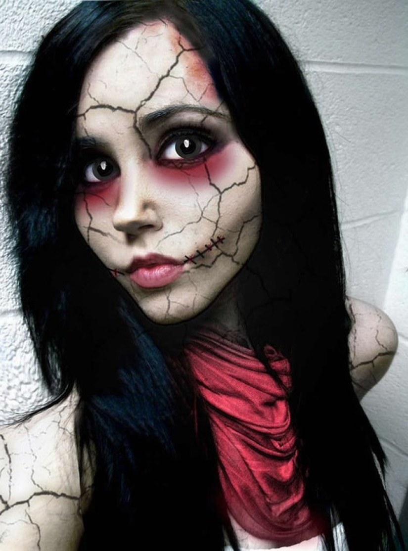 22 Crazy Halloween Makeup Ideas