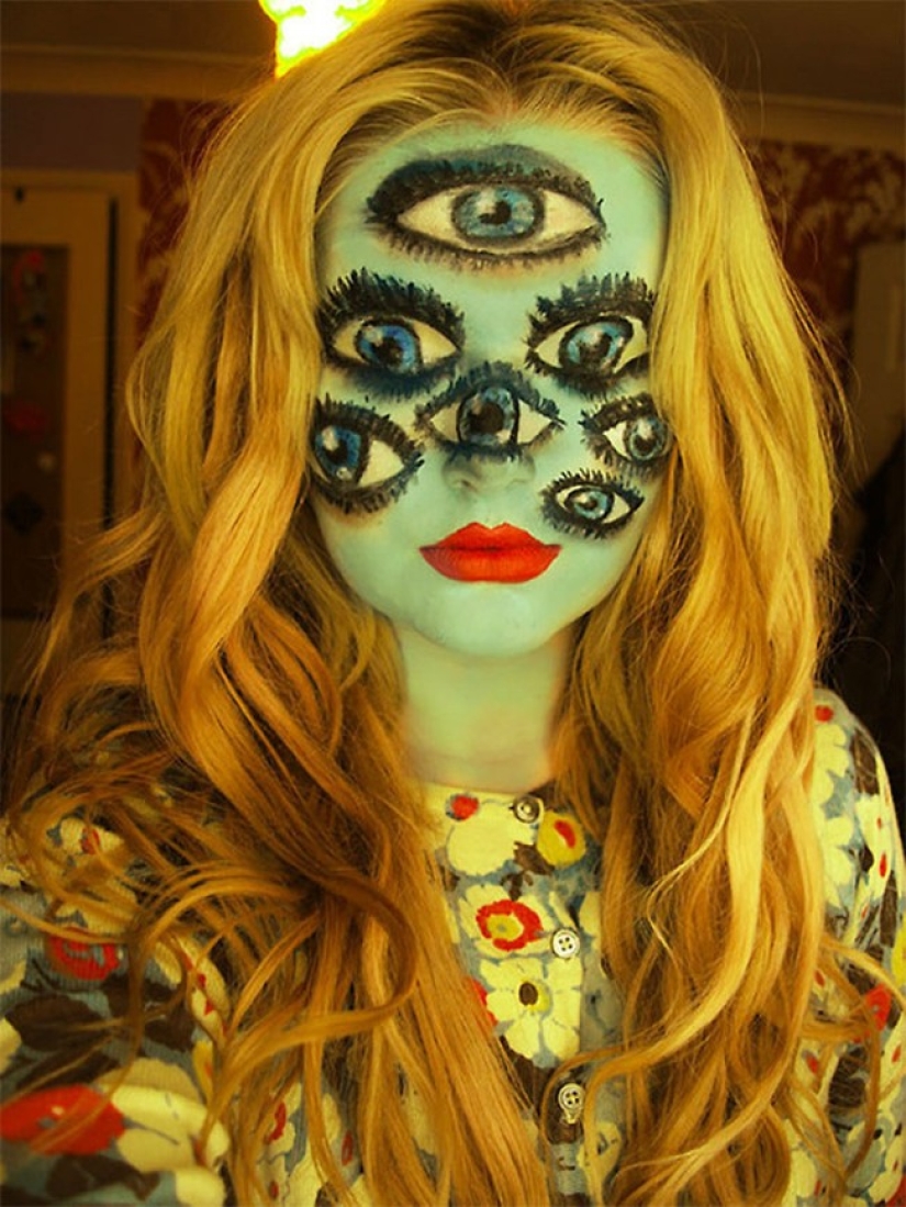 22 Crazy Halloween Makeup Ideas