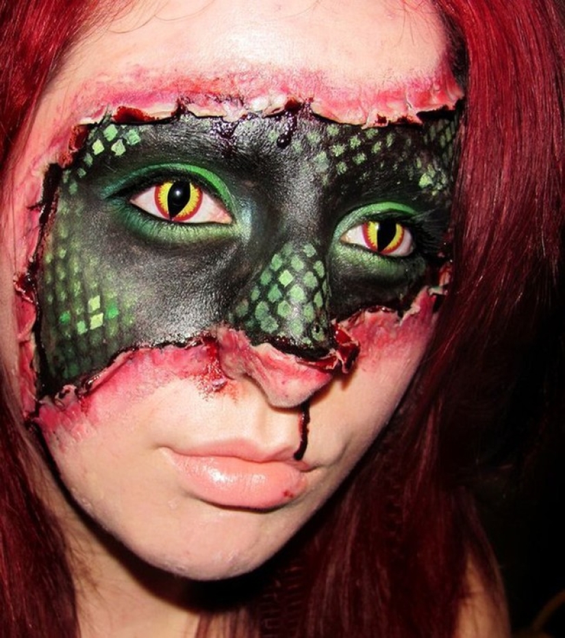 22 locas ideas de maquillaje de Halloween