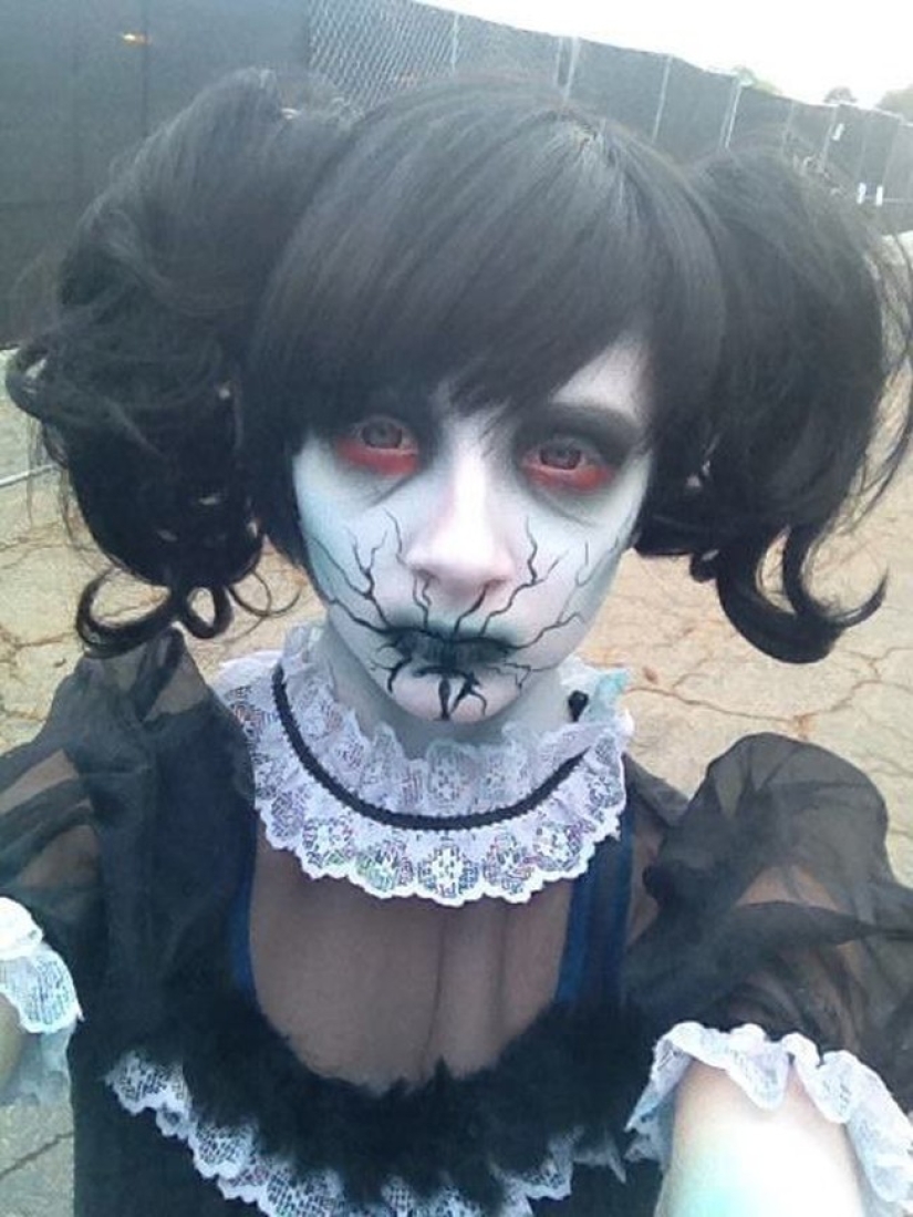 22 locas ideas de maquillaje de Halloween