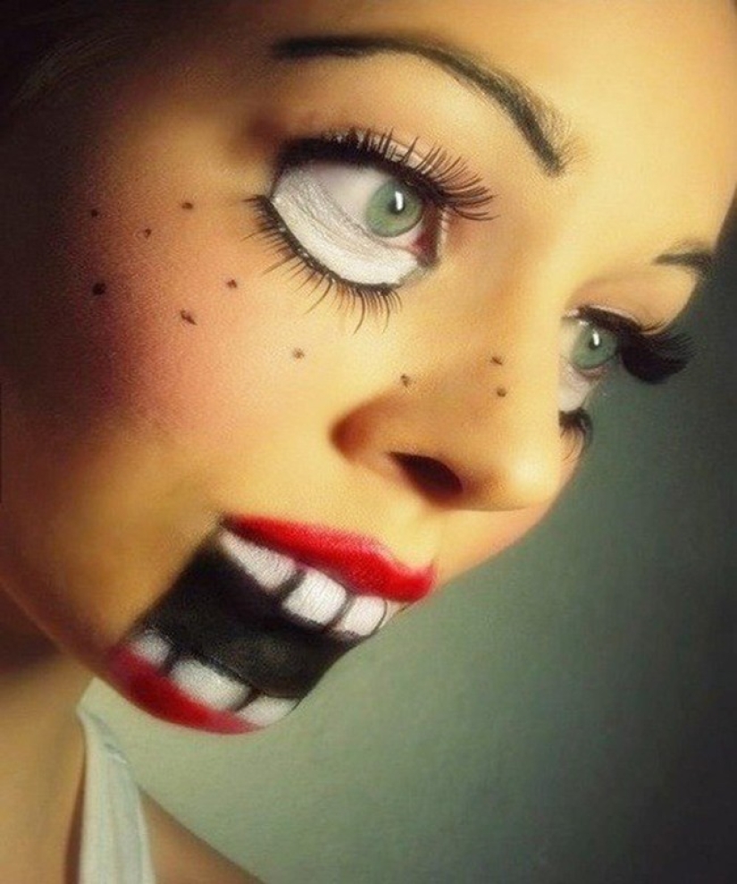 22 locas ideas de maquillaje de Halloween