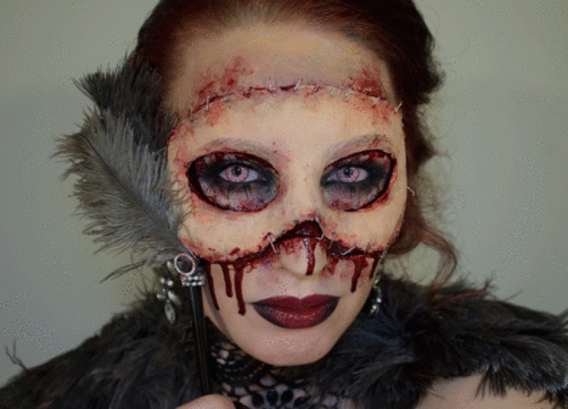 22 locas ideas de maquillaje de Halloween