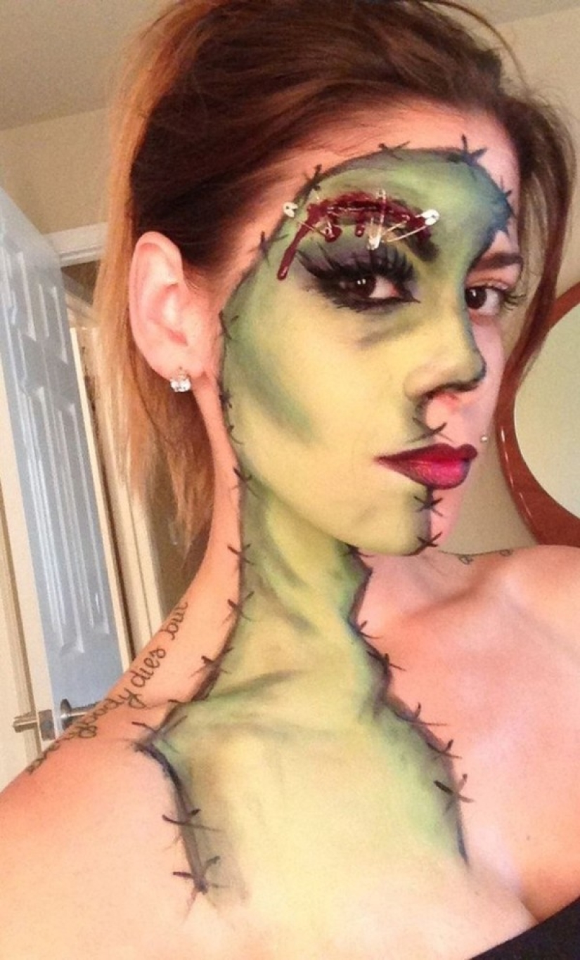 22 locas ideas de maquillaje de Halloween