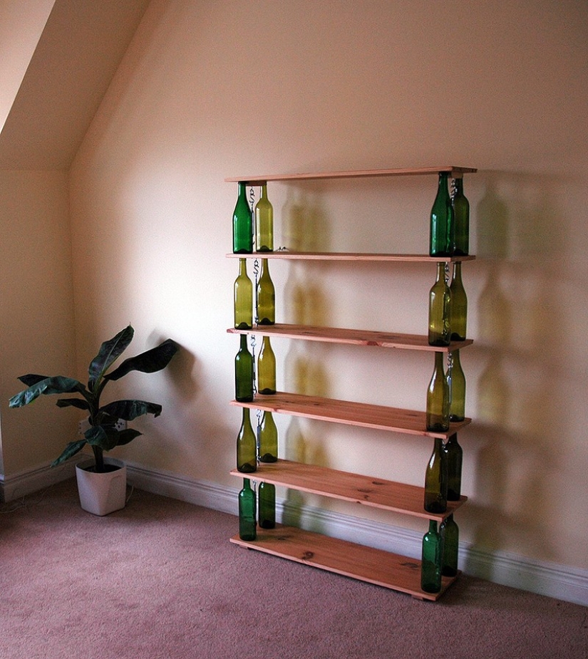 22 ways to turn an empty bottle into a practical piece of art