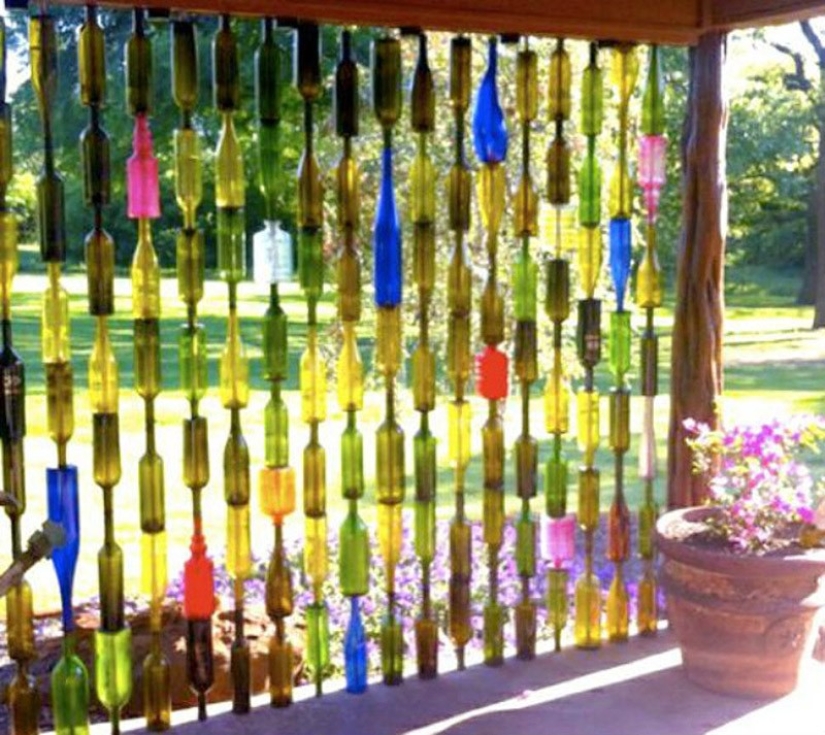 22 ways to turn an empty bottle into a practical piece of art