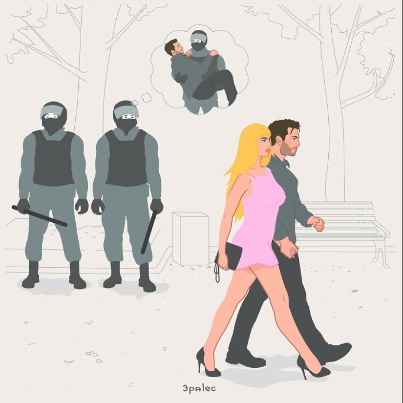 23 Funny Comics With Unexpected Twists And A Dash Of Dark Humor Made By This Artist