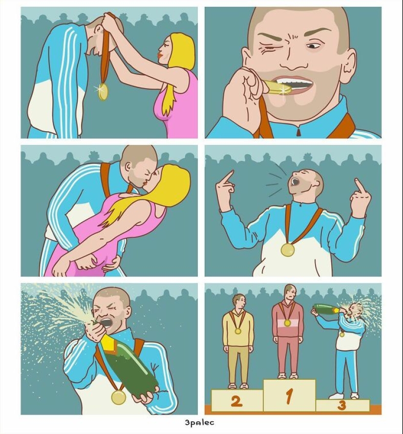 23 historietas divertidas con giros inesperados y una pizca de humor negro hechas por este artista