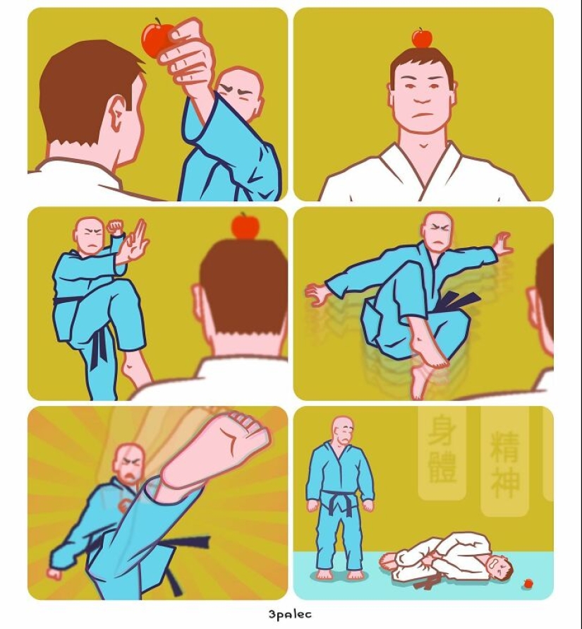 23 historietas divertidas con giros inesperados y una pizca de humor negro hechas por este artista