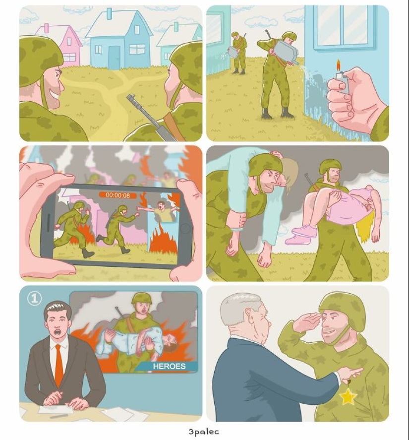 23 historietas divertidas con giros inesperados y una pizca de humor negro hechas por este artista