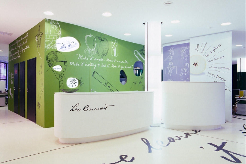 25 recepciones de oficina inusuales