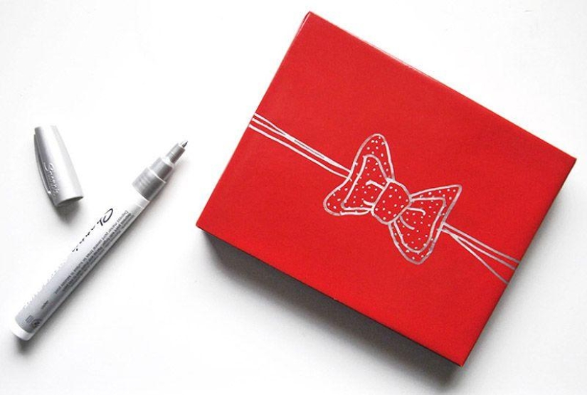 30 ideas how to wrap a New Year's gift