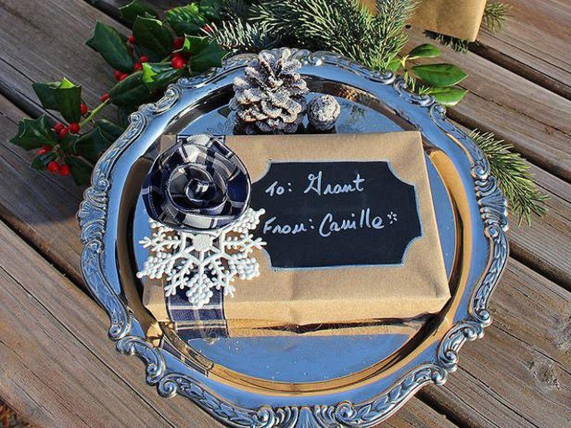 30 ideas how to wrap a New Year's gift