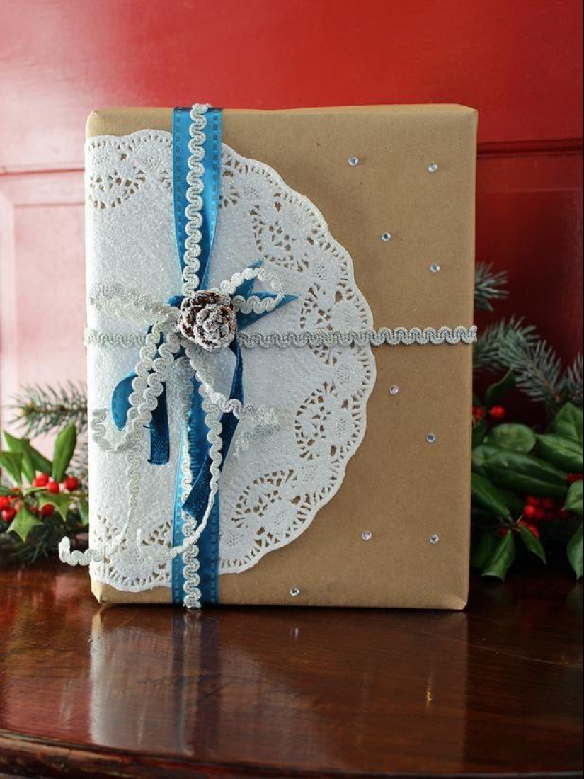 30 ideas how to wrap a New Year's gift