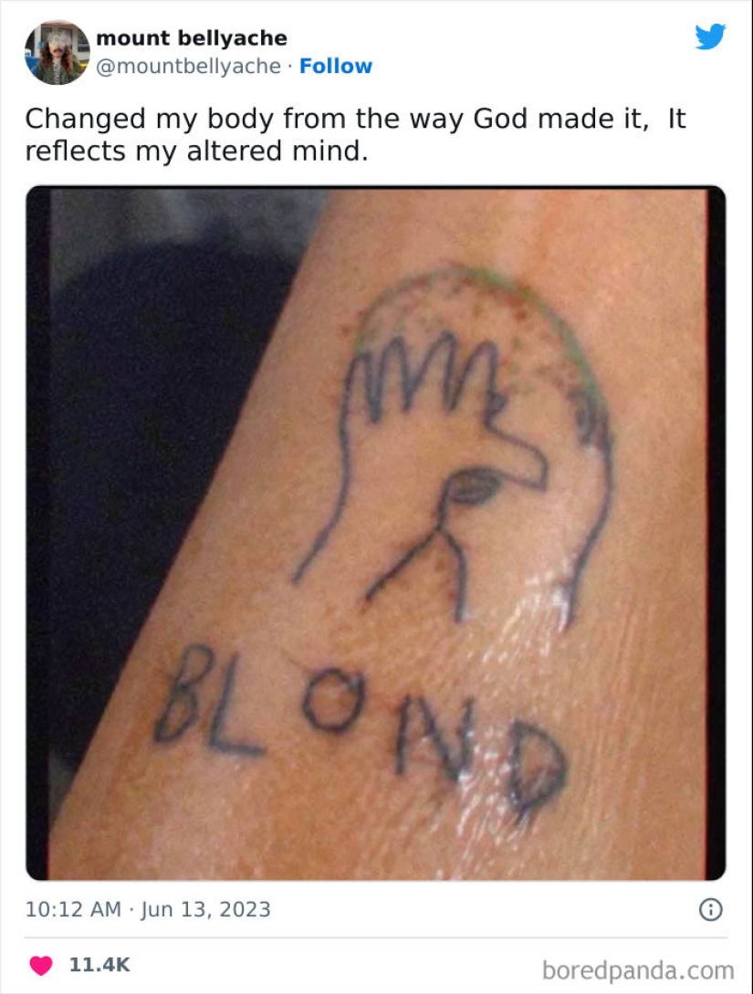 30 tatuajes gloriosamente malos que se compartieron en respuesta a la nueva tinta de Grimes 30 tatuajes gloriosamente malos que se compartieron en respuesta a la nueva tinta de Grimes