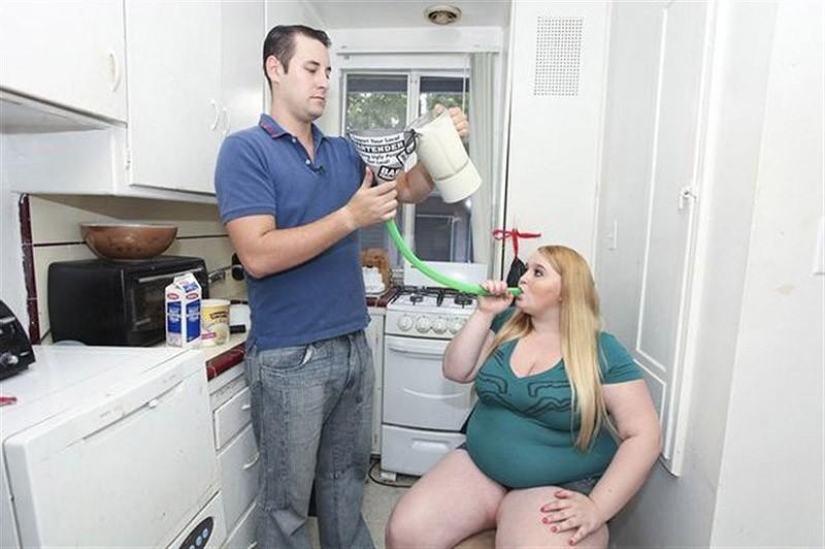 5000 calorías al día: aumente de peso para hacerse famoso en Internet