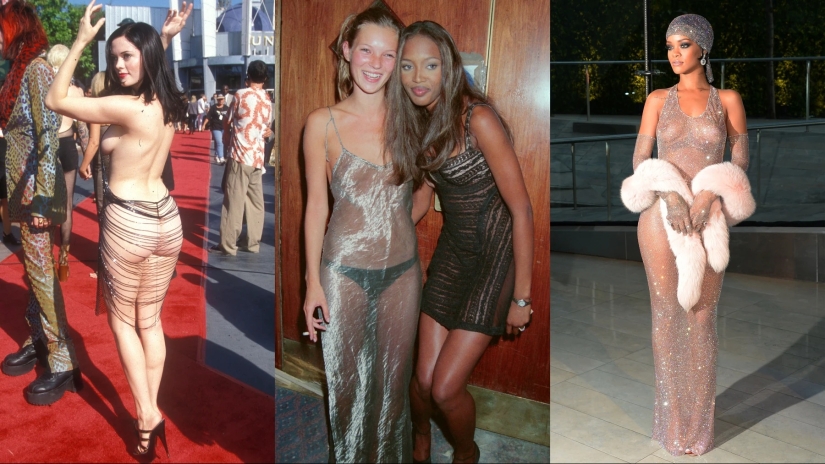 7 de los vestidos desnudos más icónicos